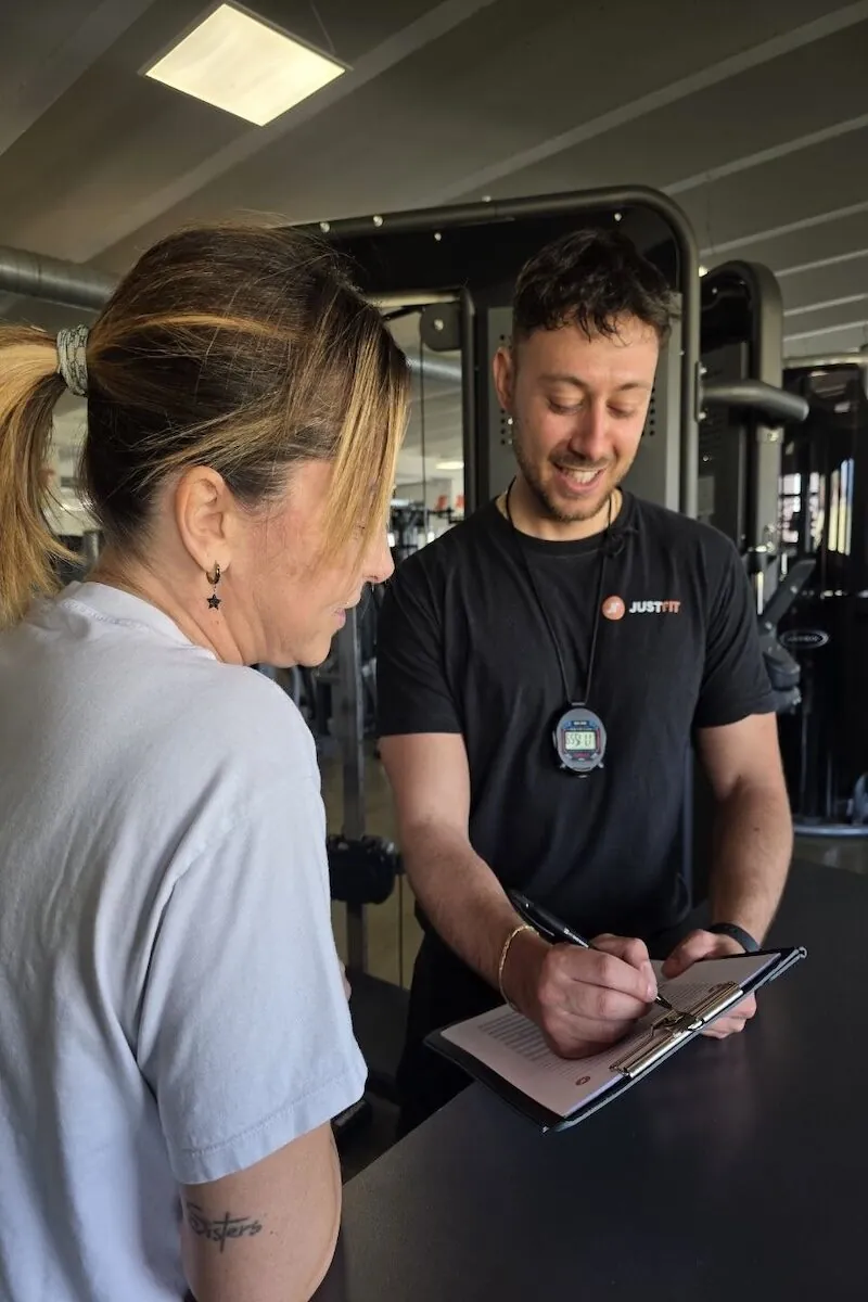 Allenamento con protocollo personalizzato JustFit